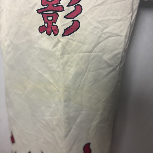 Naruto Shippuden Hokage Flame Design Cosplay Long Coat L/XL Japan Made In China - Picture 3 of 6